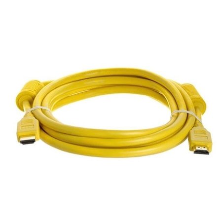 CMPLE CMPLE 993-N 10FT 28AWG HDMI Cable with Ferrite Cores- Yellow 993-N